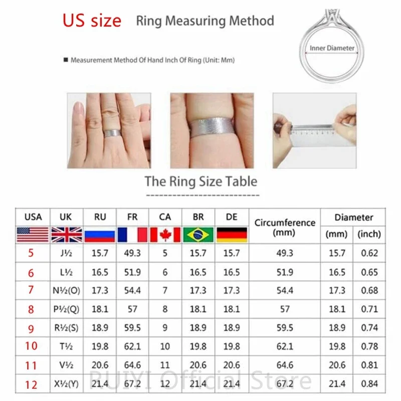 3 26 cttw D цветное полное Муассанит роскошное кольцо S925 100% Серебро Оригинальное