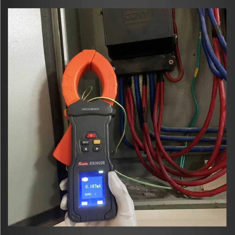 Тестер сопротивления петли ES3022 ES3022E ES3022F однозажимный детектор утечки тока и