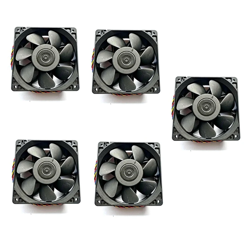

Practical QFR1212GHE 6000RPM PWM Speed Control Fan Cooling Fan 4Wire 12V 2.7A For S7 S9 S11 S15 T9 T17 L3 For Bitcoin Miner
