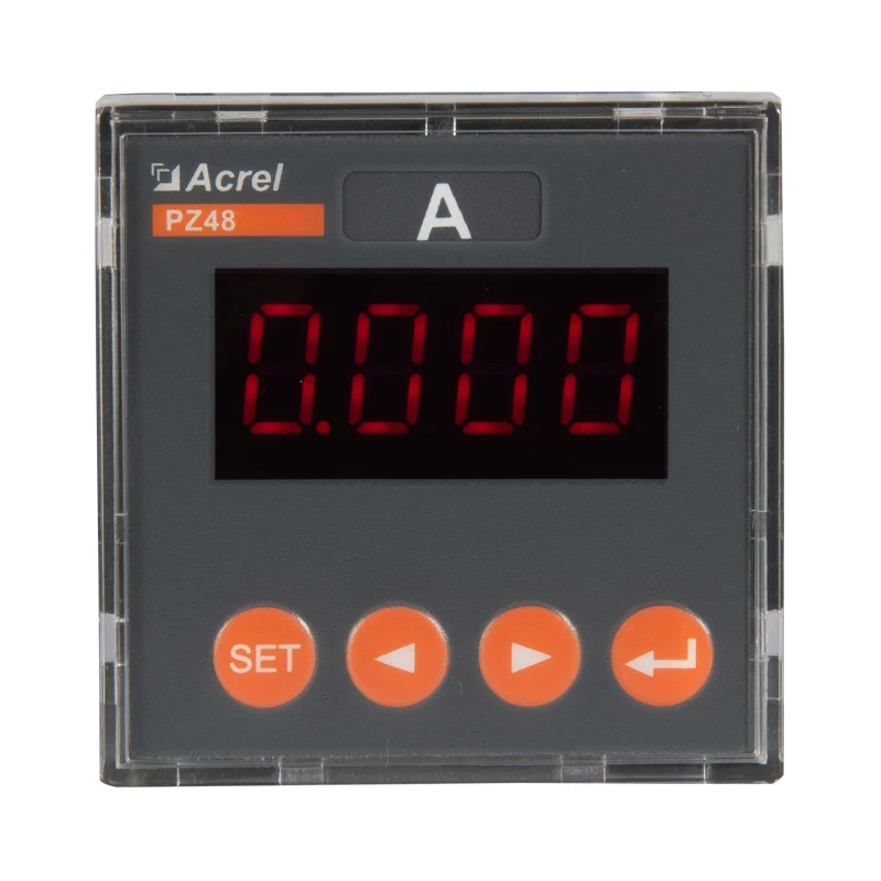 

Square 100V 220V 380 Single Phase Din Rail Mounting Digital Voltmeter AC Power Analyzer PZ48-AV