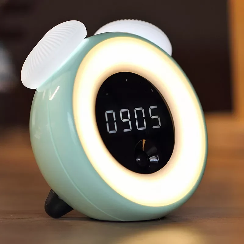 

LED Digital Alarm Clock Wake Light Clock Table Lamp with Sunset Mode Night Light for Children Bedroom Decor Desk Alarm Watch