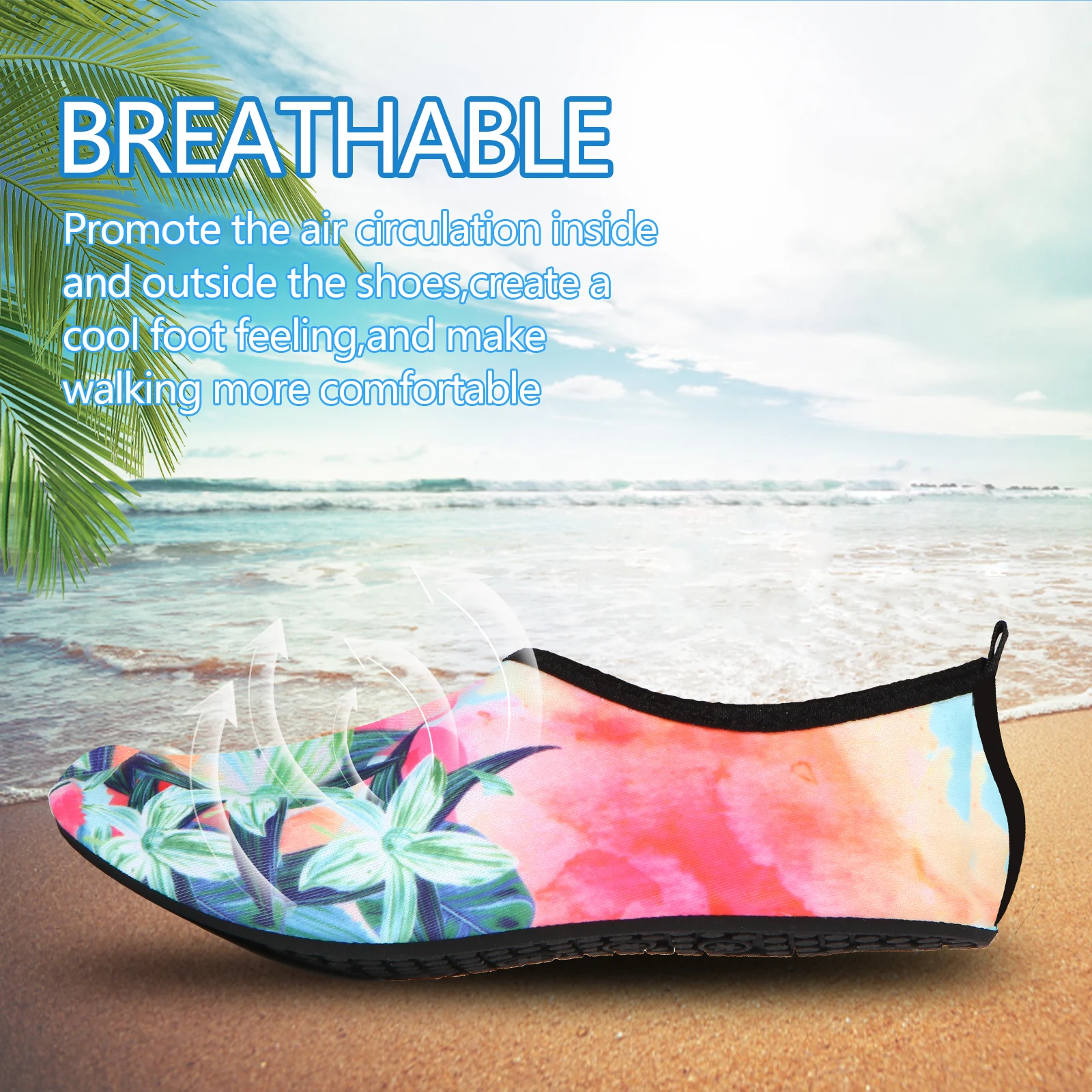 Кроссовки для дайвинга быстросохнущие пляжа плавания спорта