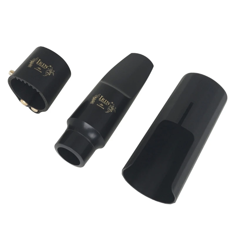 

Alto Saxophone Flute-Head Mouthpiece Kits with Plastic Cap and Ligature Musical Instrument Accessories Sax Supplies