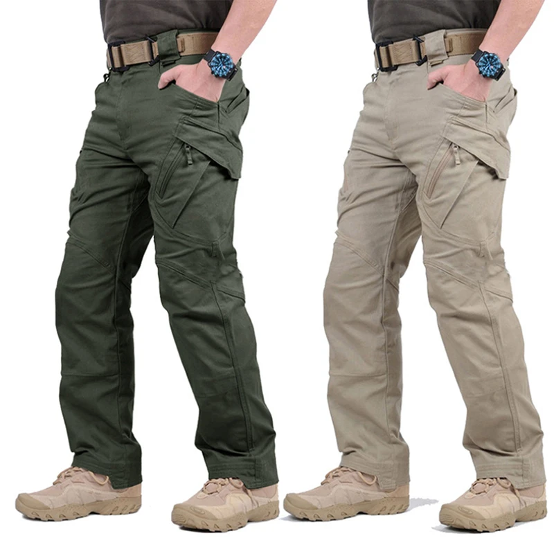 Men's Tactical Pants Outdoor Waterproof SWAT Combat Military Camouflage Trousers Casual Multi Pocket Pants Male Work Joggers