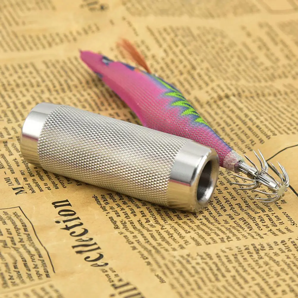 

Metal Squid Hook Corrector Both Sides Available Anti Rust Impact Resistant Squid Jig Recover Needle for Fishing