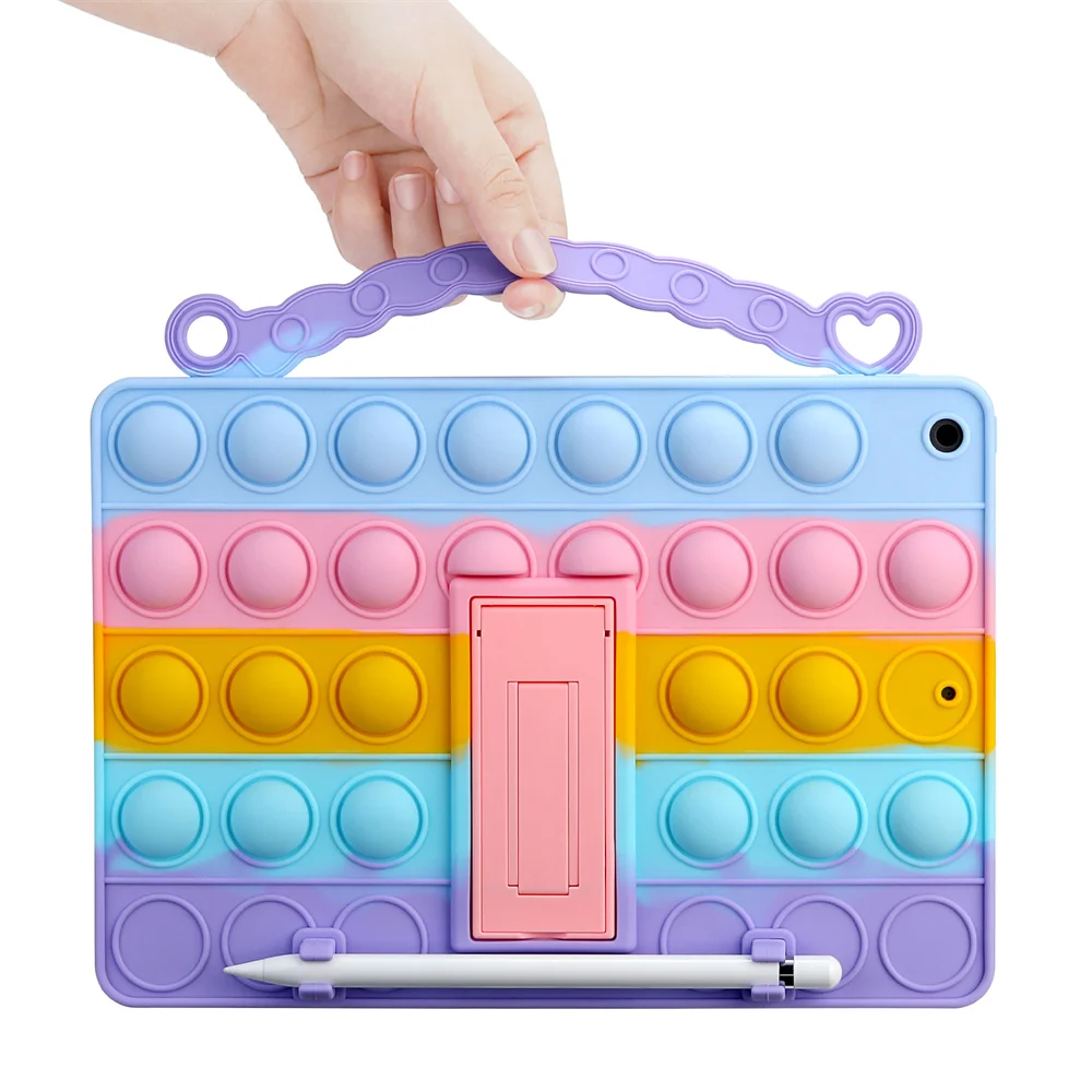 

Силиконовый чехол для планшета iPad 5 6 9,7 ''2017 2018, чехол-подставка для iPad 5 6-го поколения, защитный чехол с ремешком