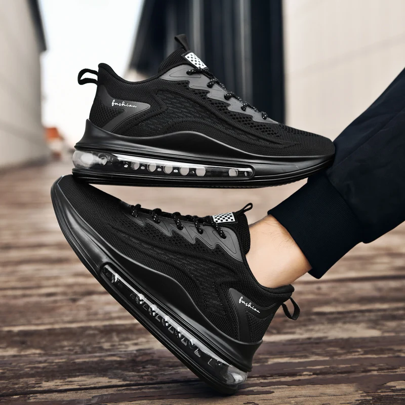 Luxury Brand Men's Cushion Sneakers High Quality Designer Fashion Casual Shoes Male Original Air Cushion Running Shoes for Men