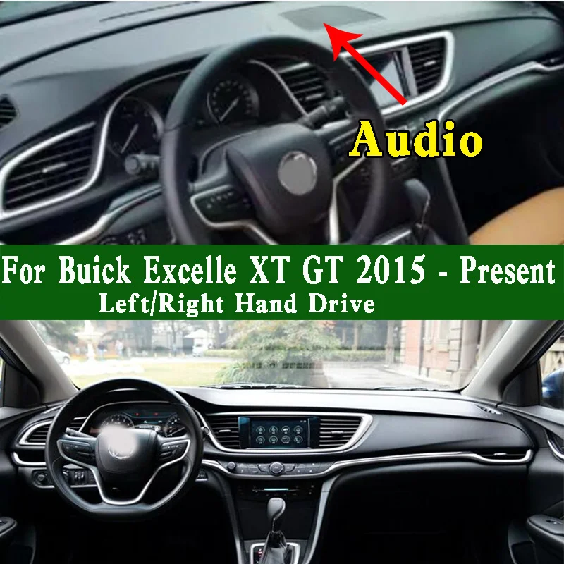 

For Buick Excelle GT GX SK1 2015-2022 Dashmat Dashboard Cover Instrument Panel Sunscreen Insulation Protective Pad Ornaments