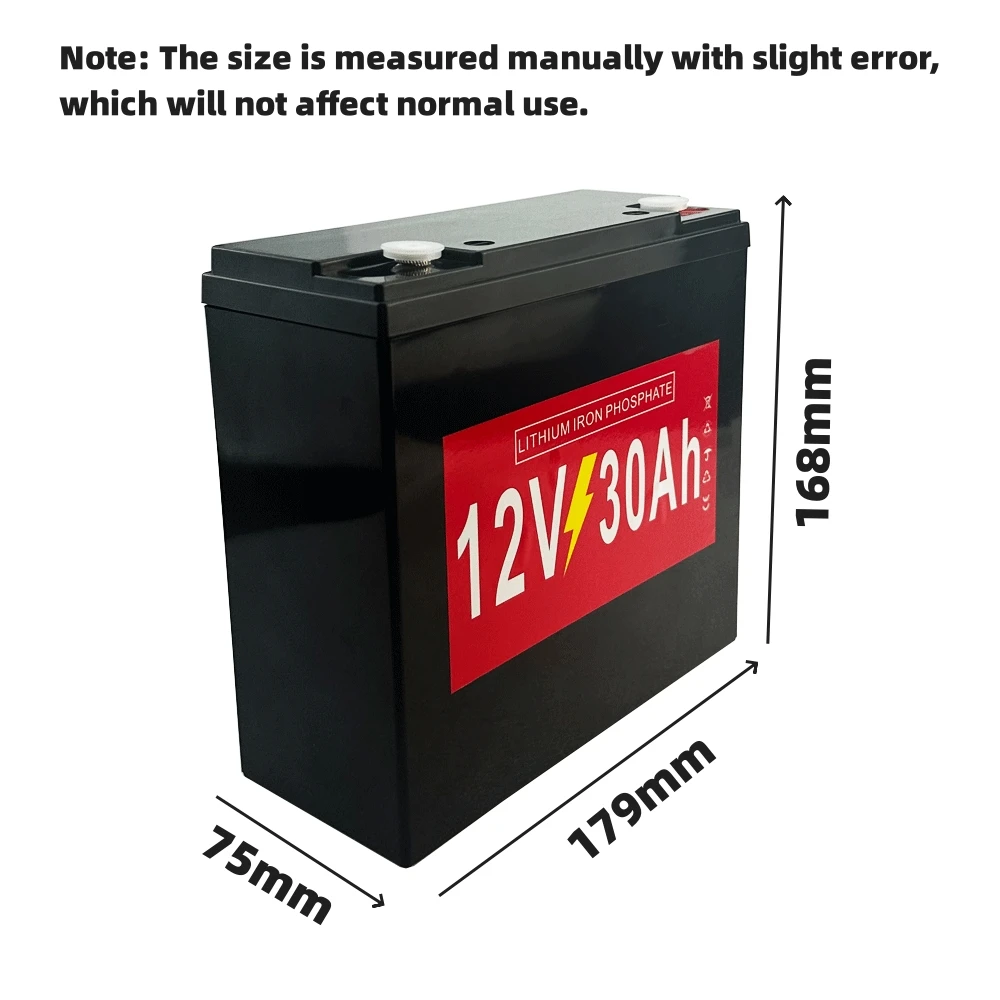 

Аккумуляторная батарея LiFePO4 12 В, 30 Ач 18650 для питания небольших устройств, таких как электромобили и солнечный датчик