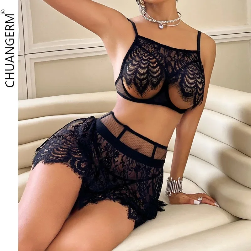 Сексуальное женское белье сексуальное эротическое нижнее с вышивкой