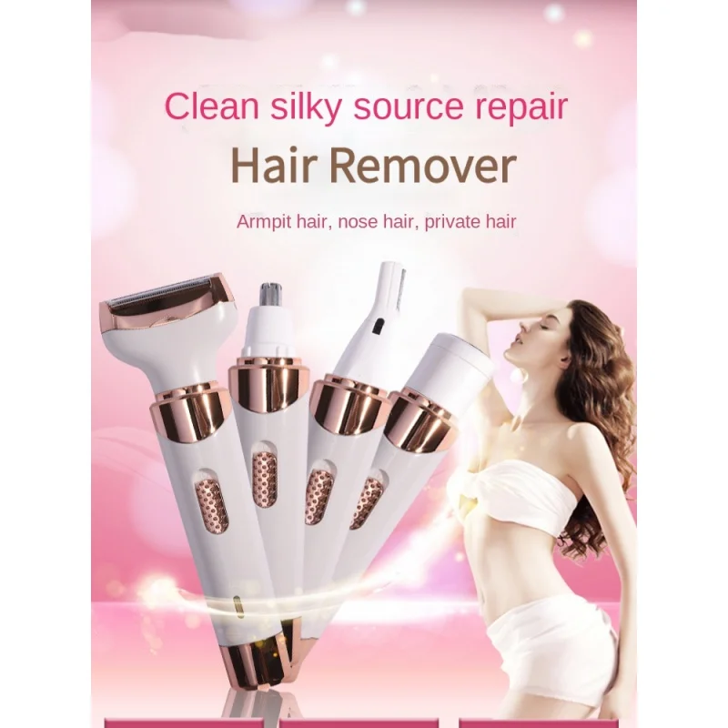 

USB Rechargeable Nose Hair Trimmer Ladies Shaver Underarm Epilator Electric Eyebrow Trimmer Hair Trimmer Tool
