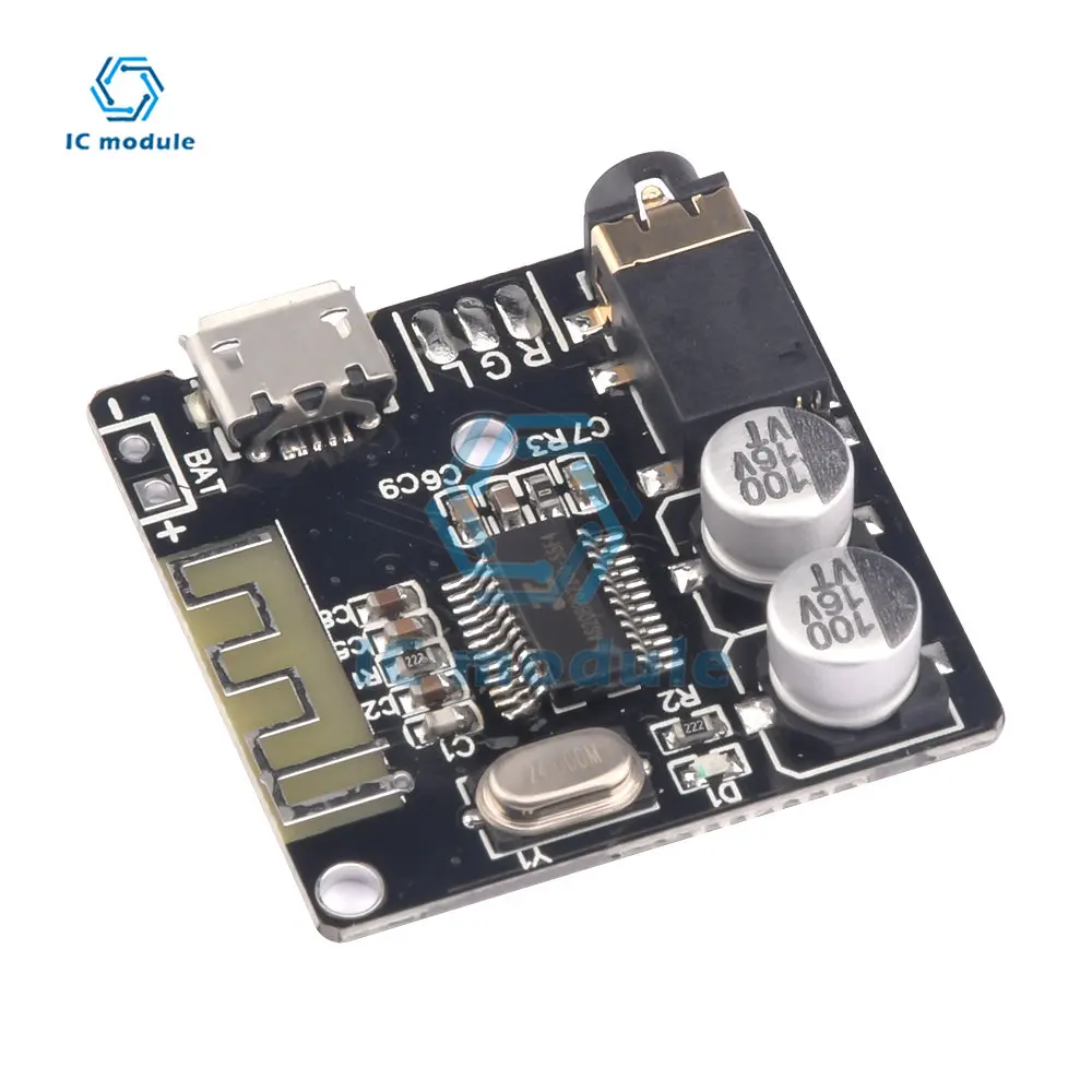 

MP3 VHM-314 3.7-5V Wireless Audio Receiver Board VHM-314 Bluetooth 5.0 Lossless Decoder Board Wireless Stereo Music Module