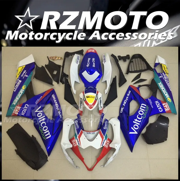 

Injection Mold New ABS Fairings Kit Fit for Suzuki GSX-R 1000 K5 2005 2006 05 06 Bodywork Set Blue Red