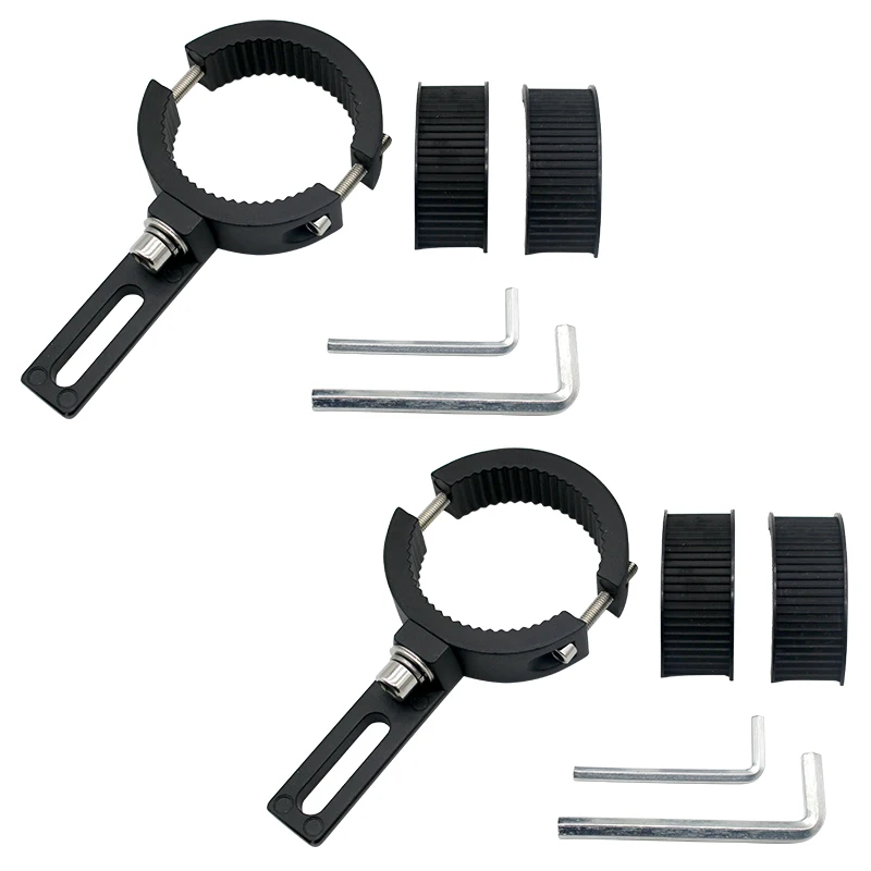 Кронштейн для крепления прожектора мотоцикла, держатель ламп, регулируемый зажим для вилки 20 мм-60 мм, держатель лампы, зажимной кронштейн