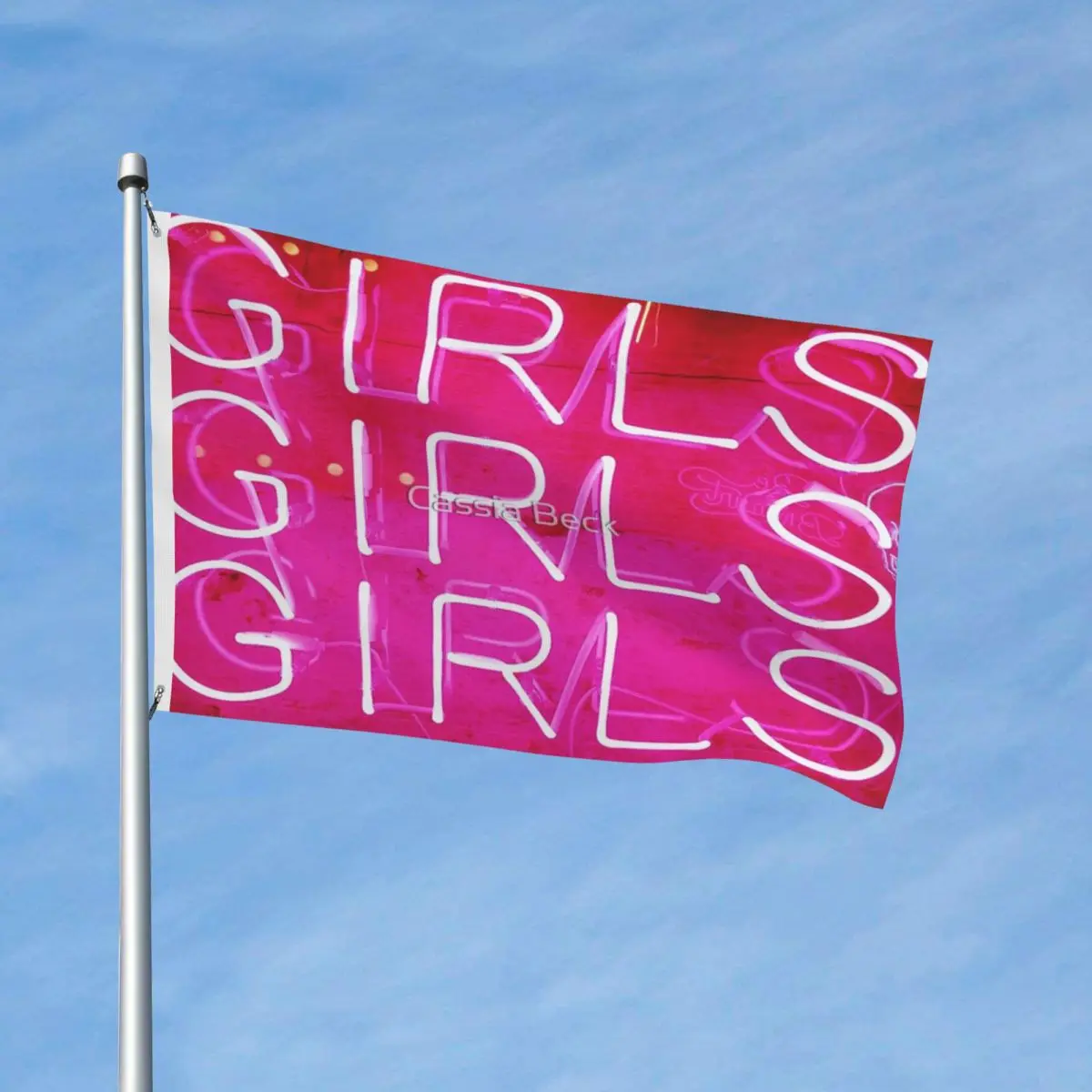 

Флаг для девушек с металлическими Люверсами яркие цвета мягкая ткань драпировка без запаха настраиваемый