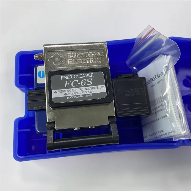 Sumitomo High Precision FC-6S Optical Fiber Cleaver with Scrap Collector FC6S FTTH Cutting Knife