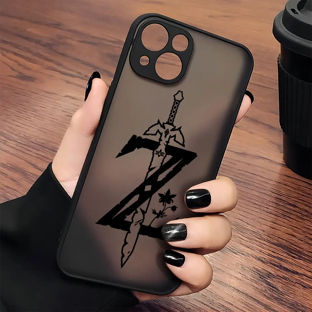 Чехол для телефона Hot Game The Legends of Zeldas iPhone 16 15 14 13 12 11 Mini Pro Max X XR XSMax 7 8 Plus матовый