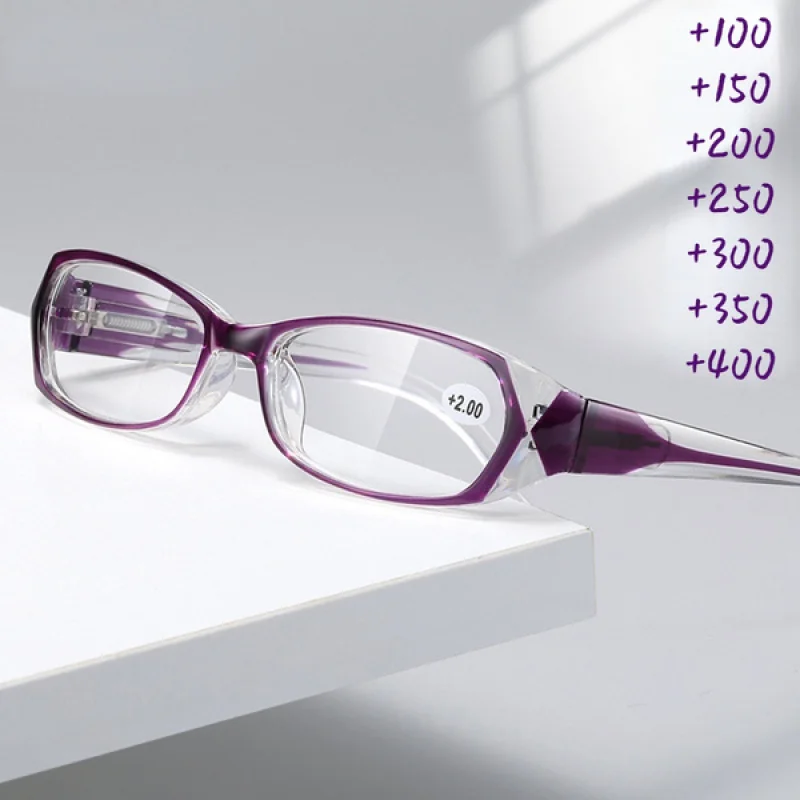 

Retro Anti Blue Ray Reading Glasses Ladies Fashion Presbyopia Eyeglasses Women Computer Prescription Eyeglasses +1.0 +1.5 +4