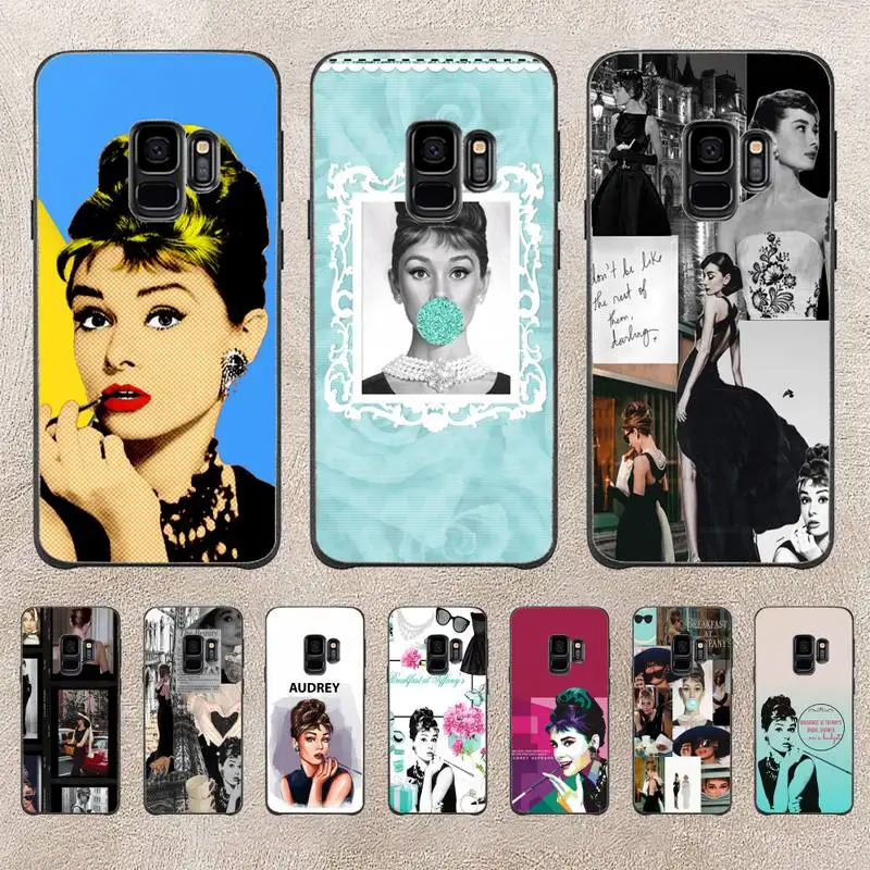 

Audrey Hepburn Breakfast At Tiffany's Phone Case For Samsung Galaxy J200 J2 Prime J2 Pro J6 2018 J250 J4 Plus J415 J5 Prime J7