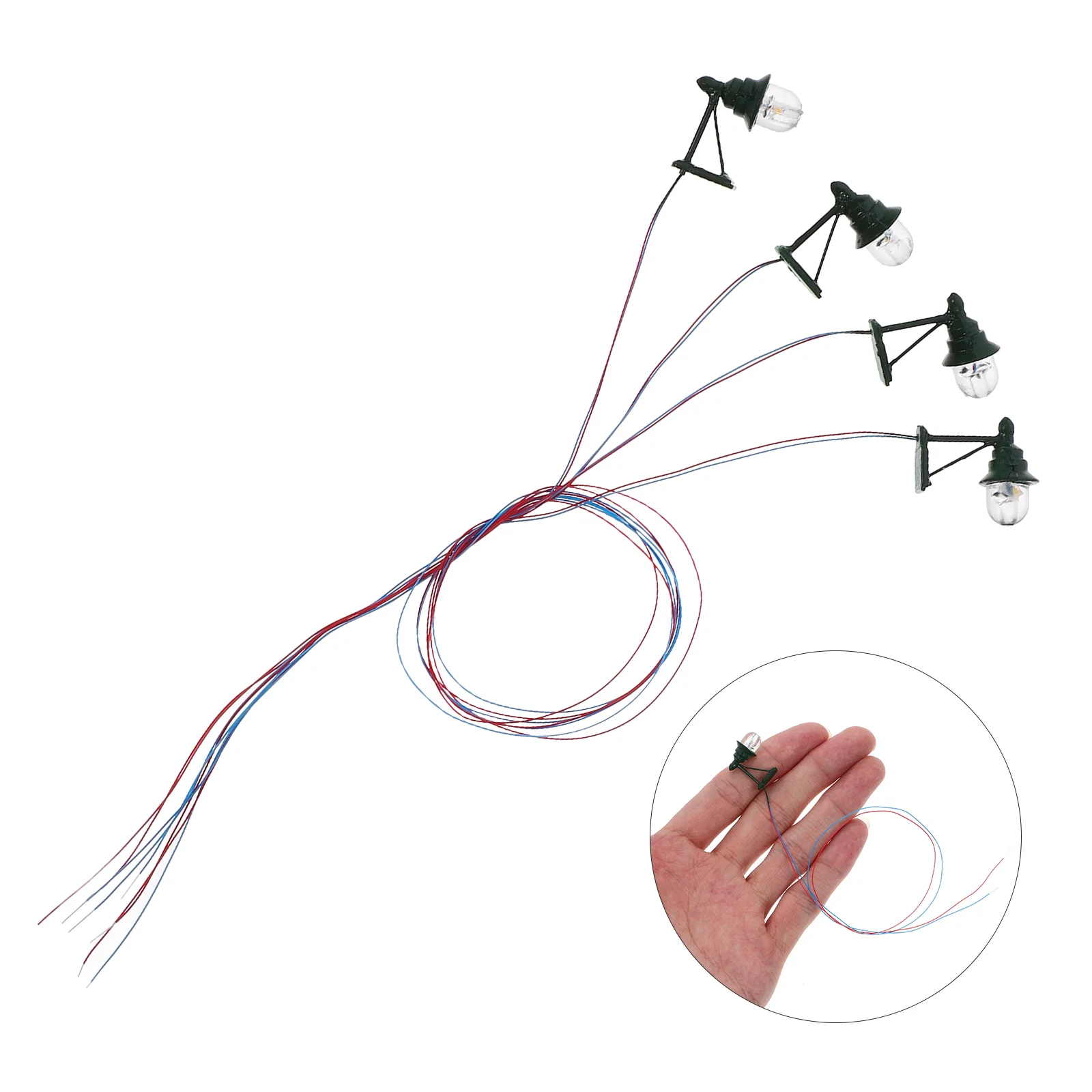 Миниатюрный уличный фонарь Green ABS 3V |