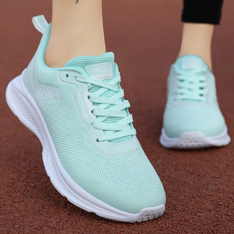 Breathable Women's Vulcanized Shoes Anti-slip Women Casual Shoes Lightweight Female Flat Shoes Summer Outdoor Soft Sneakers 2023