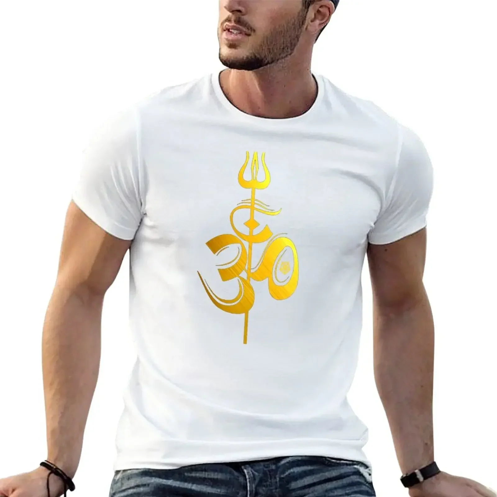 Мужская футболка с рисунком аниме OM Lord Shiva 2024