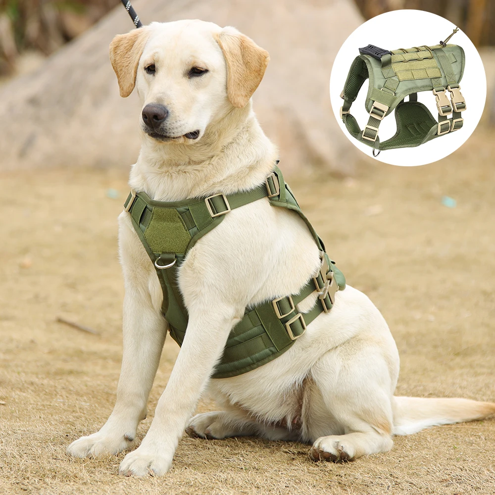 

Pet Dog Harness No Pull Adjustable Medium Large Naughty Dog Chest Strap Vest Harnesses Safety Vehicular Lead Walking Running