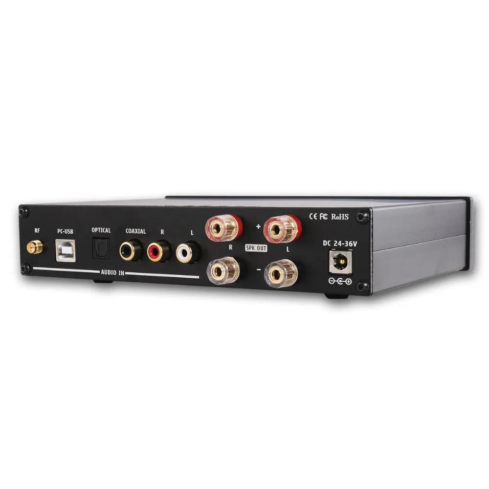 Настольный аудиоусилитель KGUSS DP-A1 TAS5352A CSR64215 Bluetooth 4 2/USB/Fiber/Coax/AUX вход 24 бит 192 кГц 120