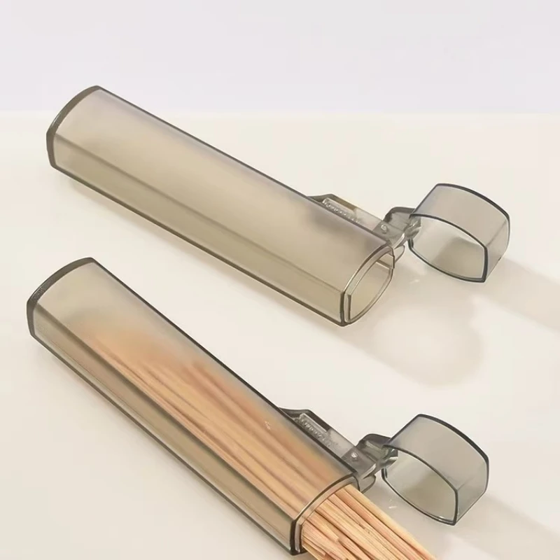 

Прозрачный пластиковый держатель для зубочисток