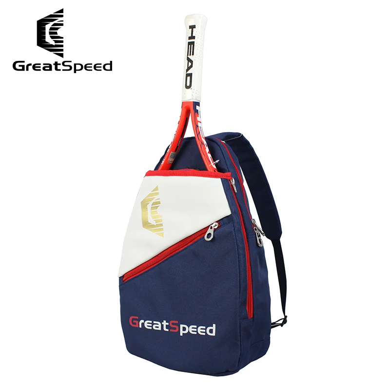 GreetSpeed Tennis Bag Badminton Racket Backpack Shoulder Messenger Bag Children Kids Youth with Shoe Compartment Multifunctional