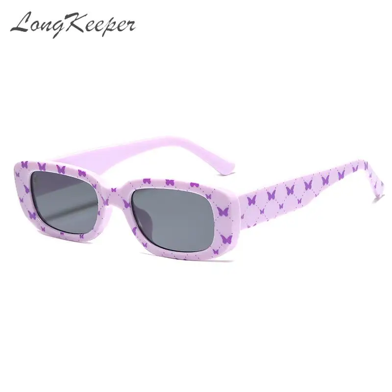 

Vintage Small Square Sunglasses Women Trending Colorful Pattern Sun glasses Ladies Fashion Personality Shades Summer goggles UV