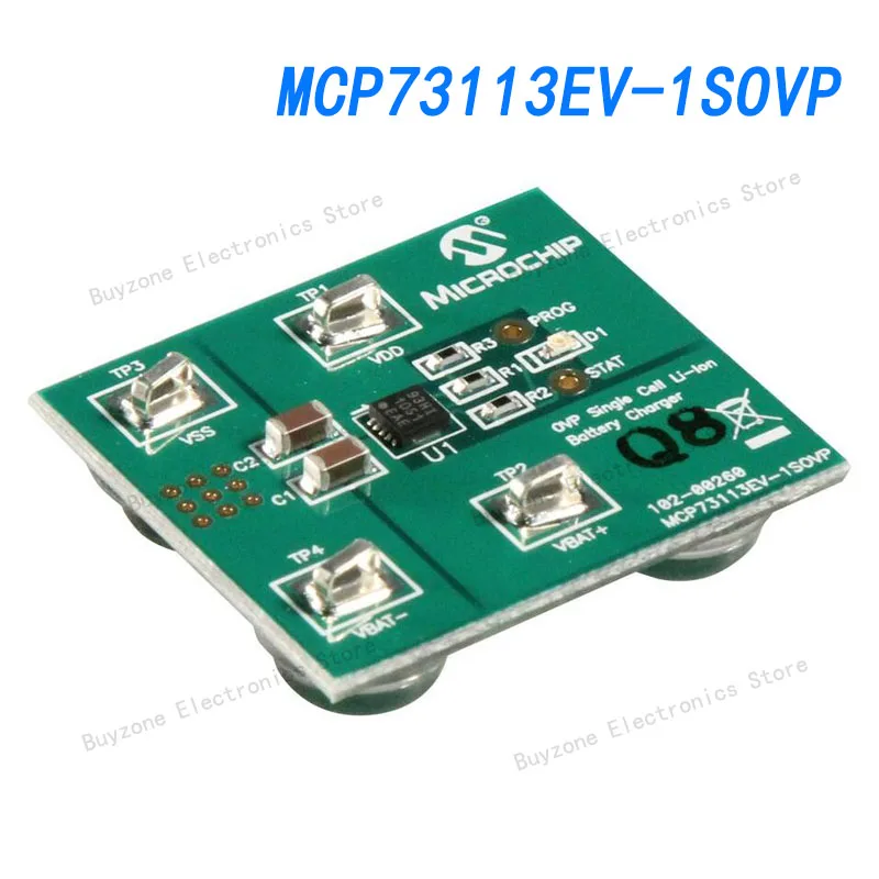 

MCP73113EV-1SOVP оценочная плата, MCP73113 OVP зарядное устройство для литий-ионной батареи с одной ячейкой, защита от перенапряжения 6,5 в