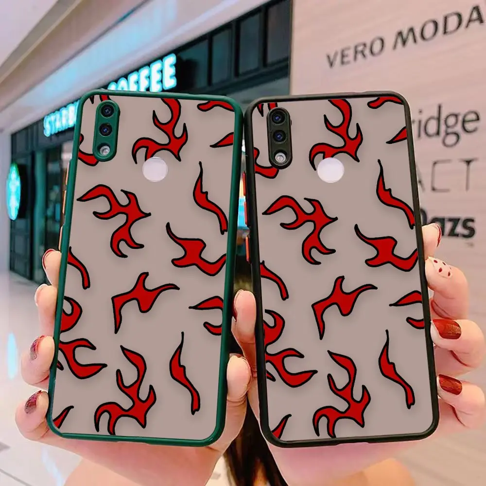 

Shockproof Case Funda Coque For OPPO RENO 6 6Z 7 7Z 8 2 2F 3 4 5 PRO PLUS 5G 4G Clear Hard TPU Case Aesthetic Flame Of Fashion