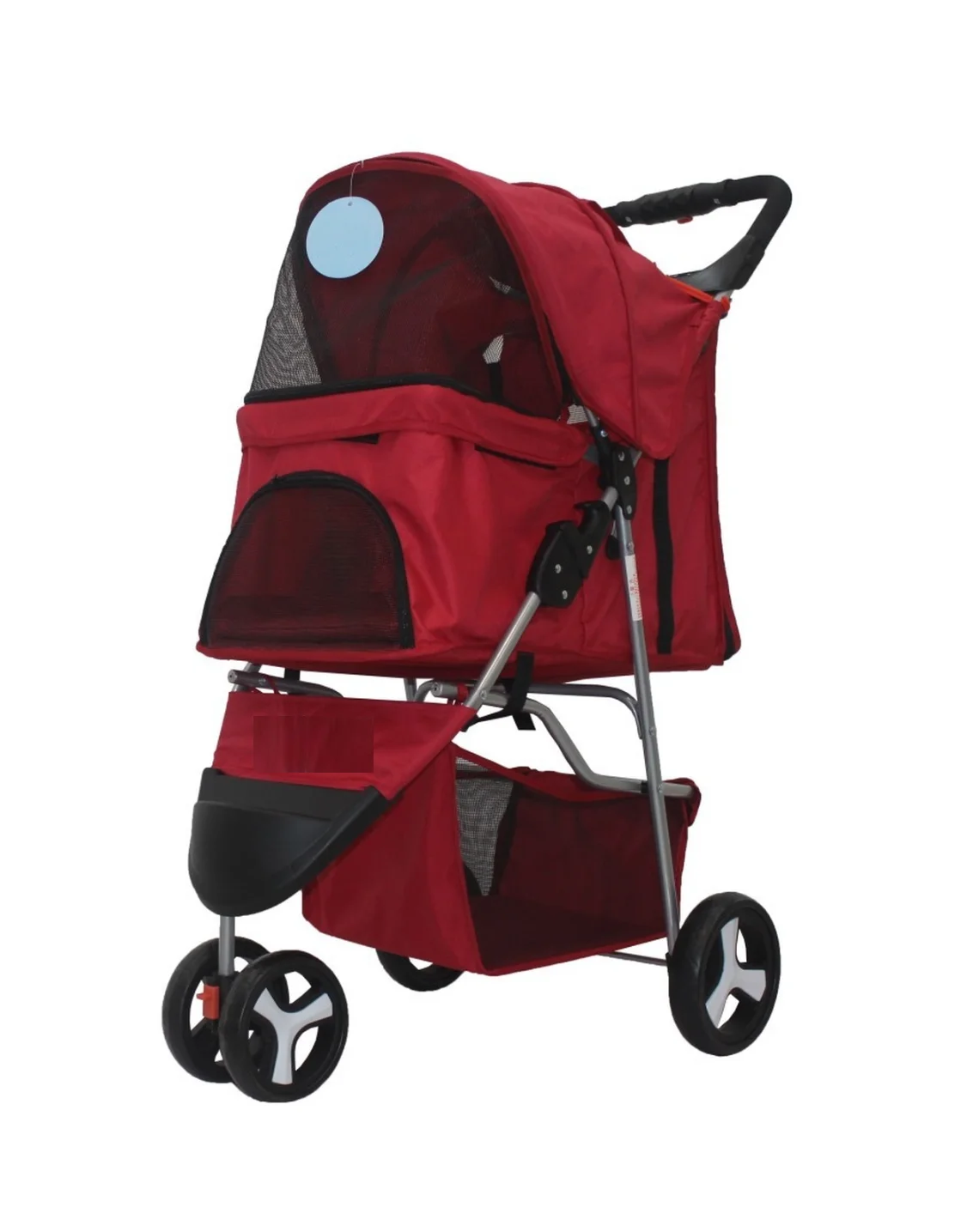 

Pet Stroller Lightweight Foldable Dog Trolley for Teddy Chihuahua Corgi 3-wheeled Pet Cat Cart Dog Strollers for Small Dogs