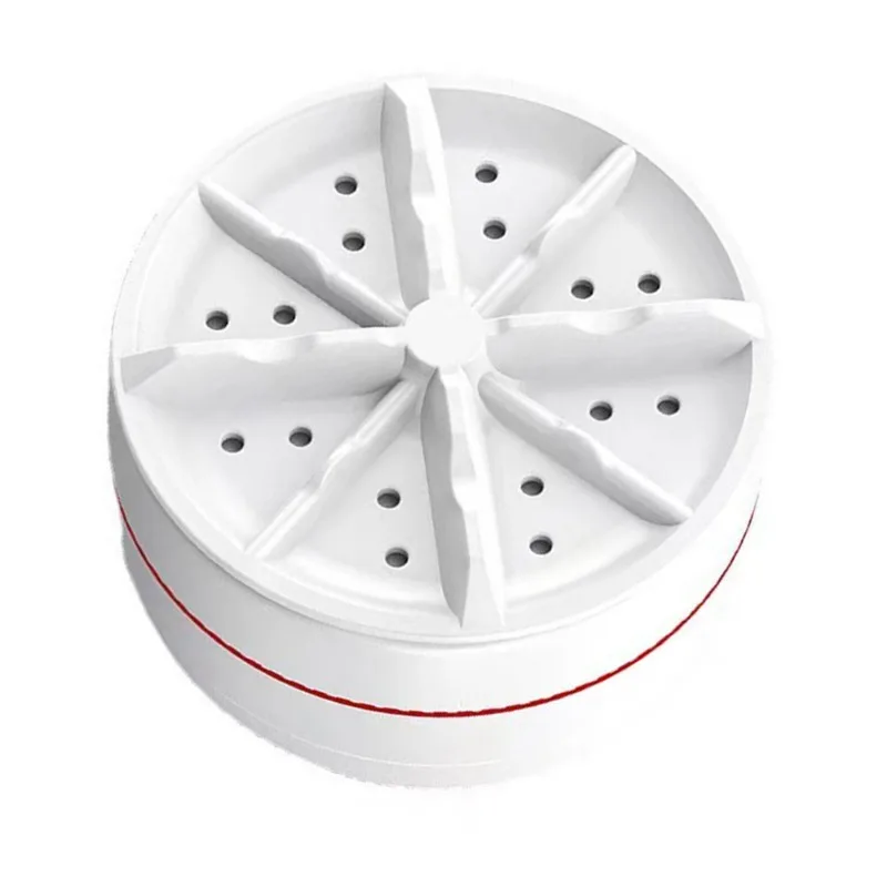 

Timing Washing Machine Portable Rotating Ultrasonic Turbine Washer Automatic Adjustable with Usb Convenient Home Appliance