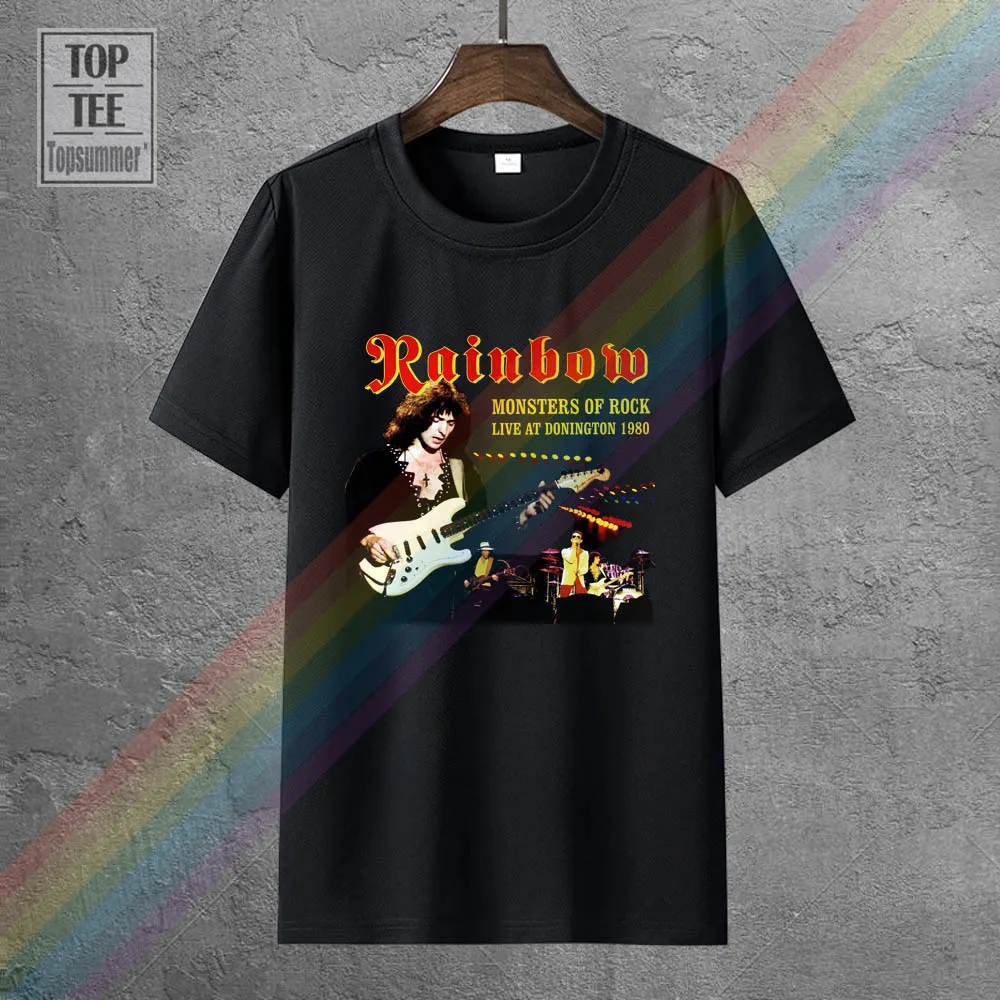 

Rainbow Tour 1980 британская рок-группа Ричард Блэкмор футболка Размеры S M L Xl 2Xl