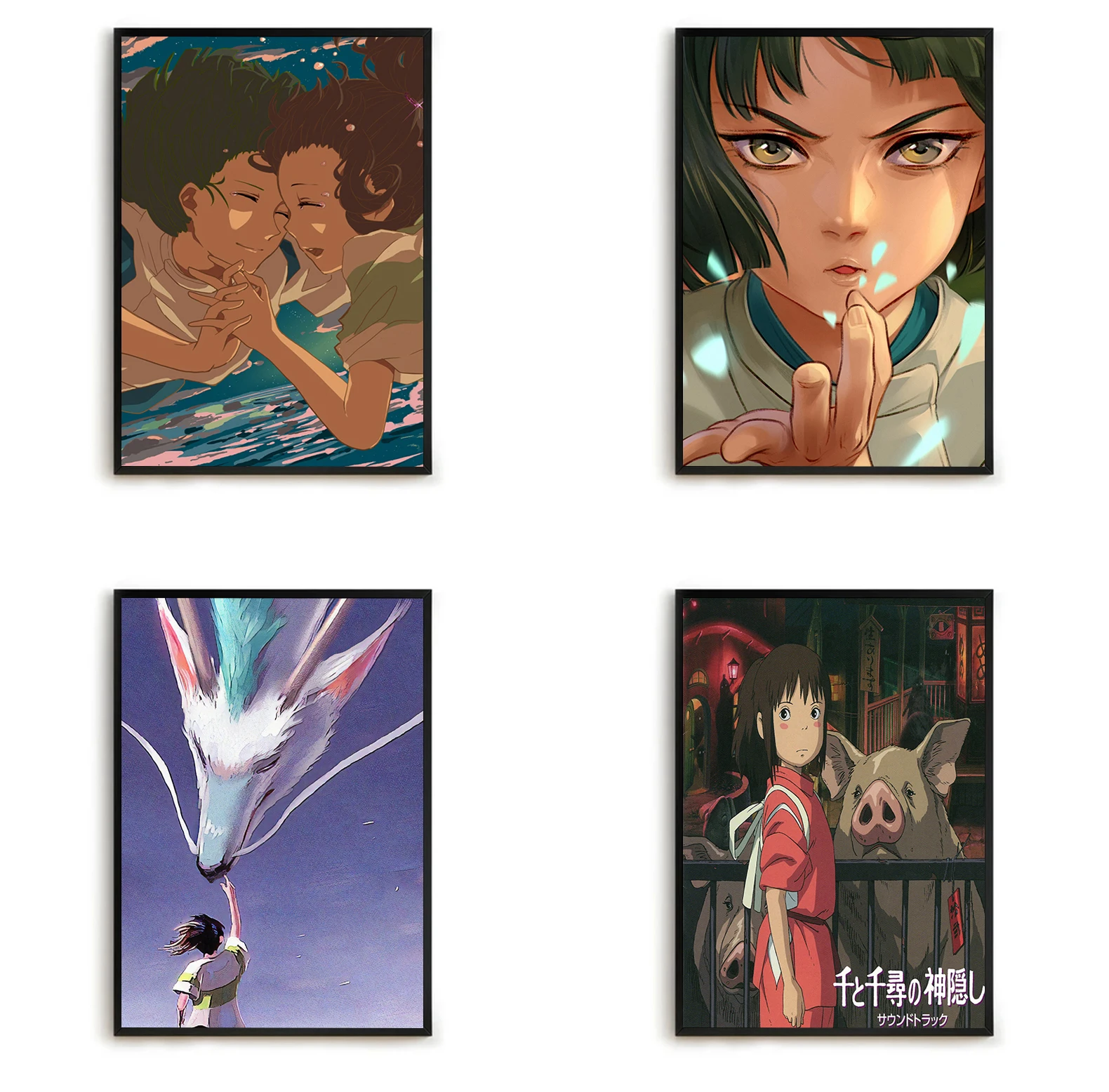 

Spirited Away Decoration Home Decor Decoration Pictures Room Wall Art Canvas Painting Anime Posters for Wall Interior Paintings