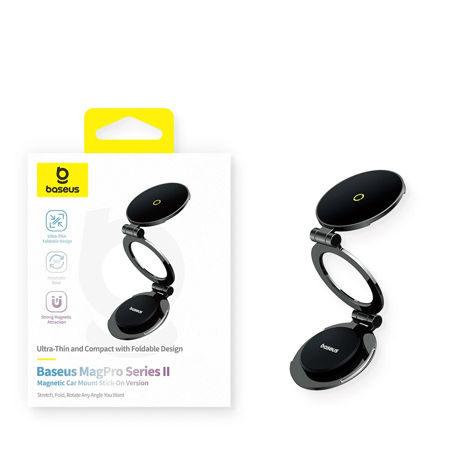 

Магнитный автомобильный держатель для телефона Baseus, складная автомобильная мобильная подставка для iPhone 15 14 13 Pro max для Samsung s24 для Xiaomi