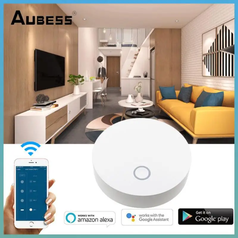 

5v 1a Tuya Smart Gateway Diy App Control Remote Controller Wireless Smart Home Zigbee Bluetooth Bridge Hub New