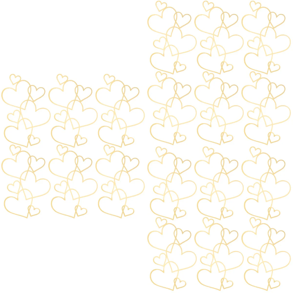 

18 pcs Dessert Toppers Heart Cake Decorations Valentine's Day Cake Ornaments