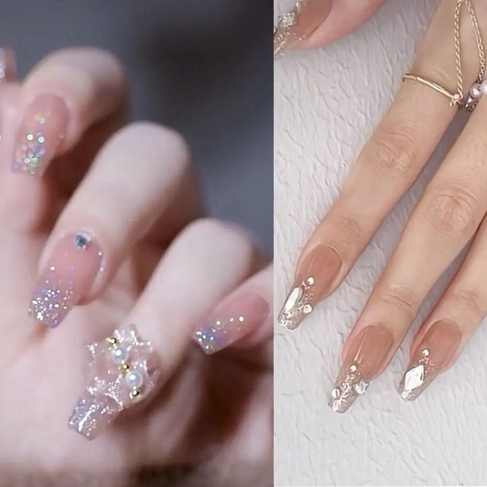 

24 шт., съемные накладные ногти для маникюра