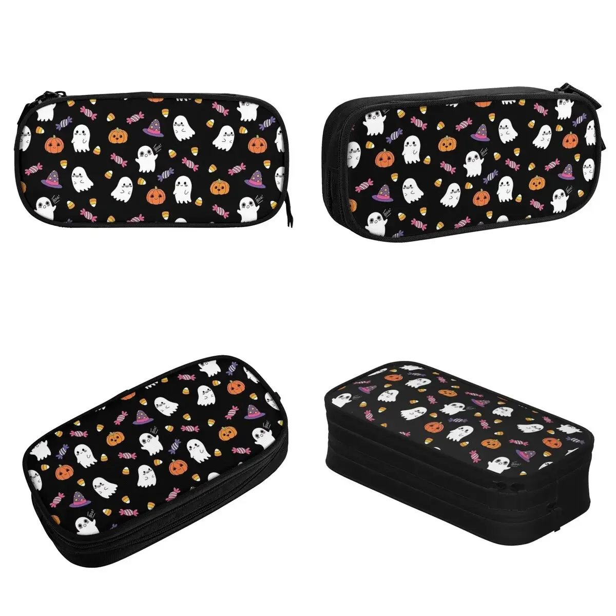 Милый пенал с изображением призрака на Хэллоуин конфеты модные сумки для ручек