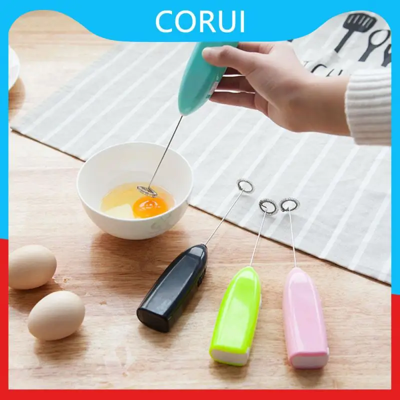 

Creamer Agitator Handheld Mini Coffee Stirrer Portable Electric Milk Frother Mixer Kitchen Cooking Tools Egg Beater Rotary Egg