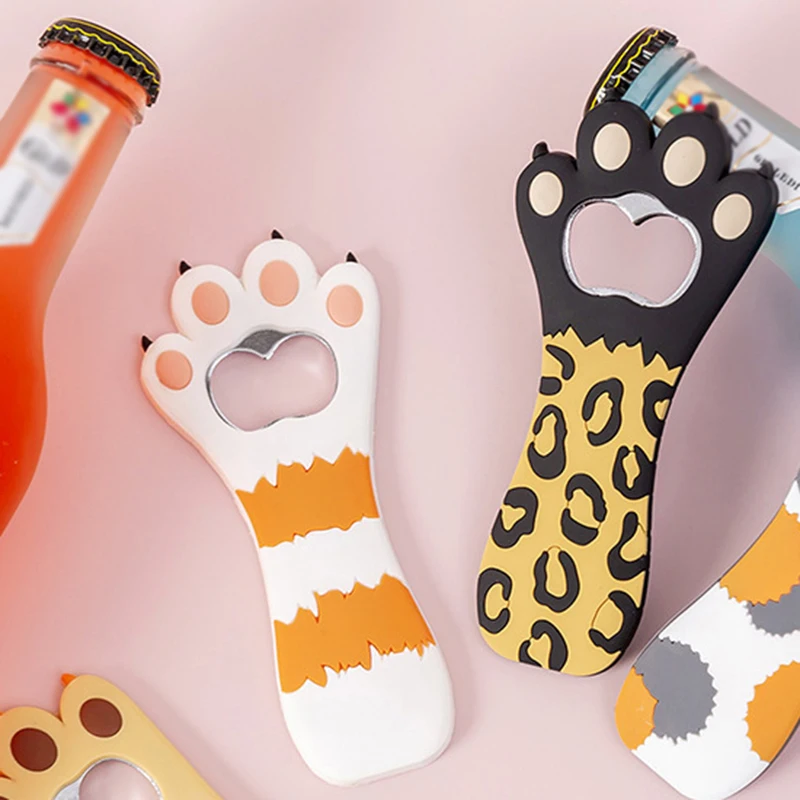 

Cartoon Cute Animal Paw Wine Bottle Opener Beer Bottle Opener Cat Magnet Refrigerator Sticker Dog Fridge Magnet Beer Opener