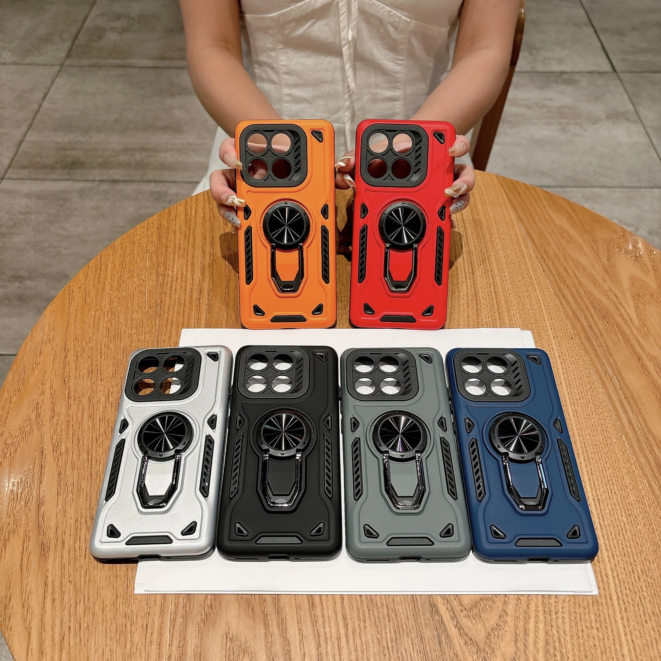 Противоударный чехол для телефона с кольцом-держателем для Xiaomi 17T Pro 17T, износостойкий, с защитой камеры, удобной ручкой и тонким корпусом (art.: 3920dc5f4e10e) - 3920dc5f4e10e