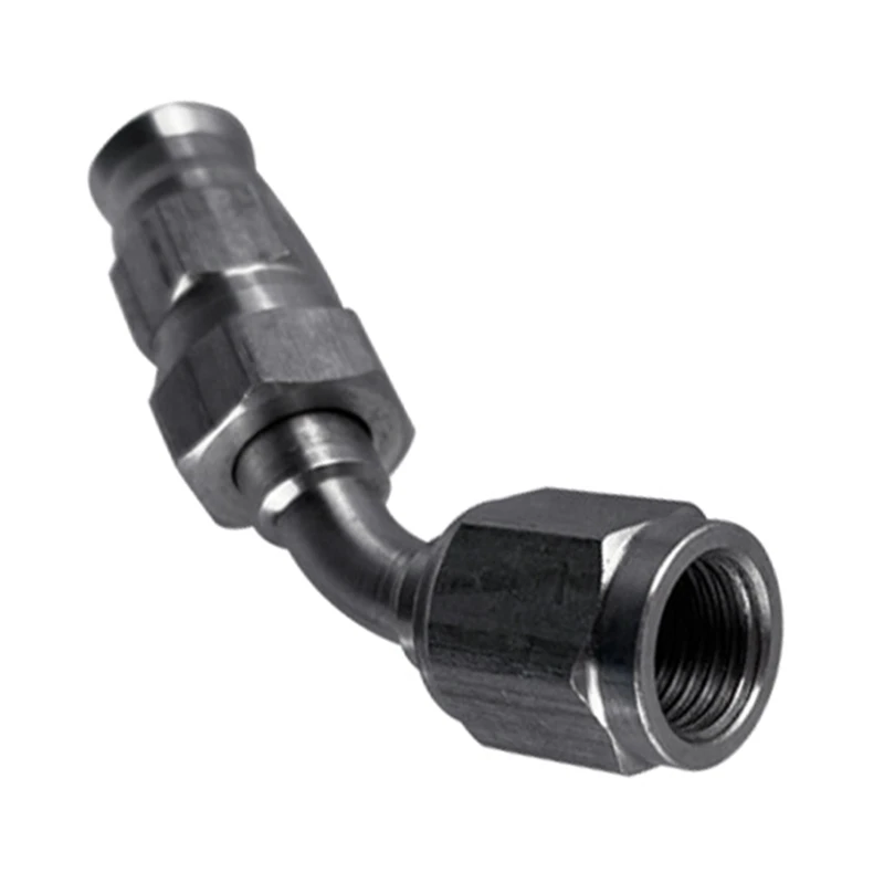 Универсальный AN4/AN6/AN8/AN10/AN12 прямой 0°/45°/90°/180 градусов поворотный фитинг для