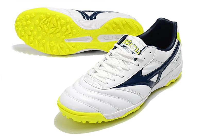 Authentic Mizuno Creation MORELIA II AS/TF Men's Shoes Sneakers Mizuno Outdoor Sports Shoes White/Black/Lemon Green Eur 40-45