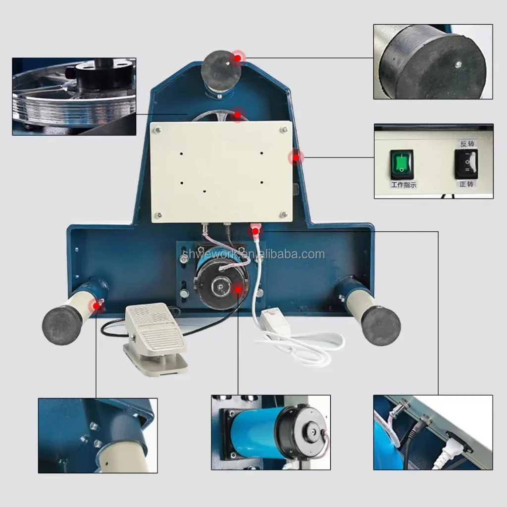 WeWork 750 Вт электрическая керамическая круглая машина для керамики с ножной