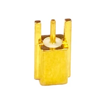 mmcx female jack rf coax connector pcb mount straight goldplated new wholesale
