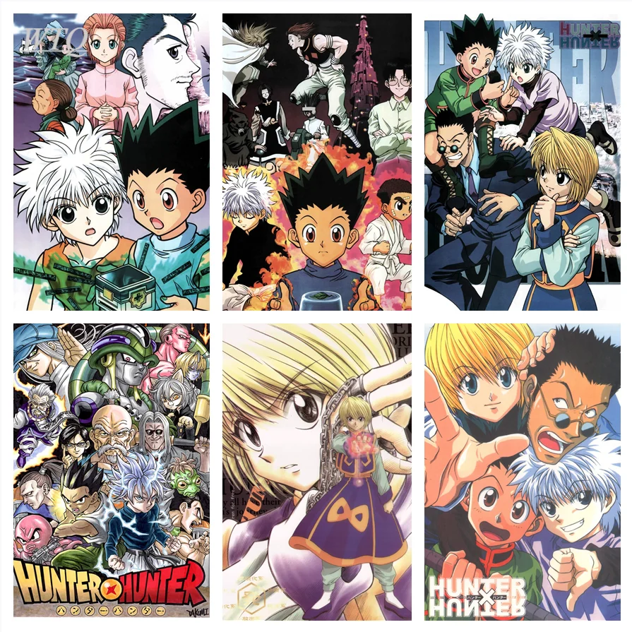 

Японское аниме Hunter X Hunter Аниме плакаты ретро постеры картина маслом настенный Декор настенный плакат настенное искусство картина домашний ...